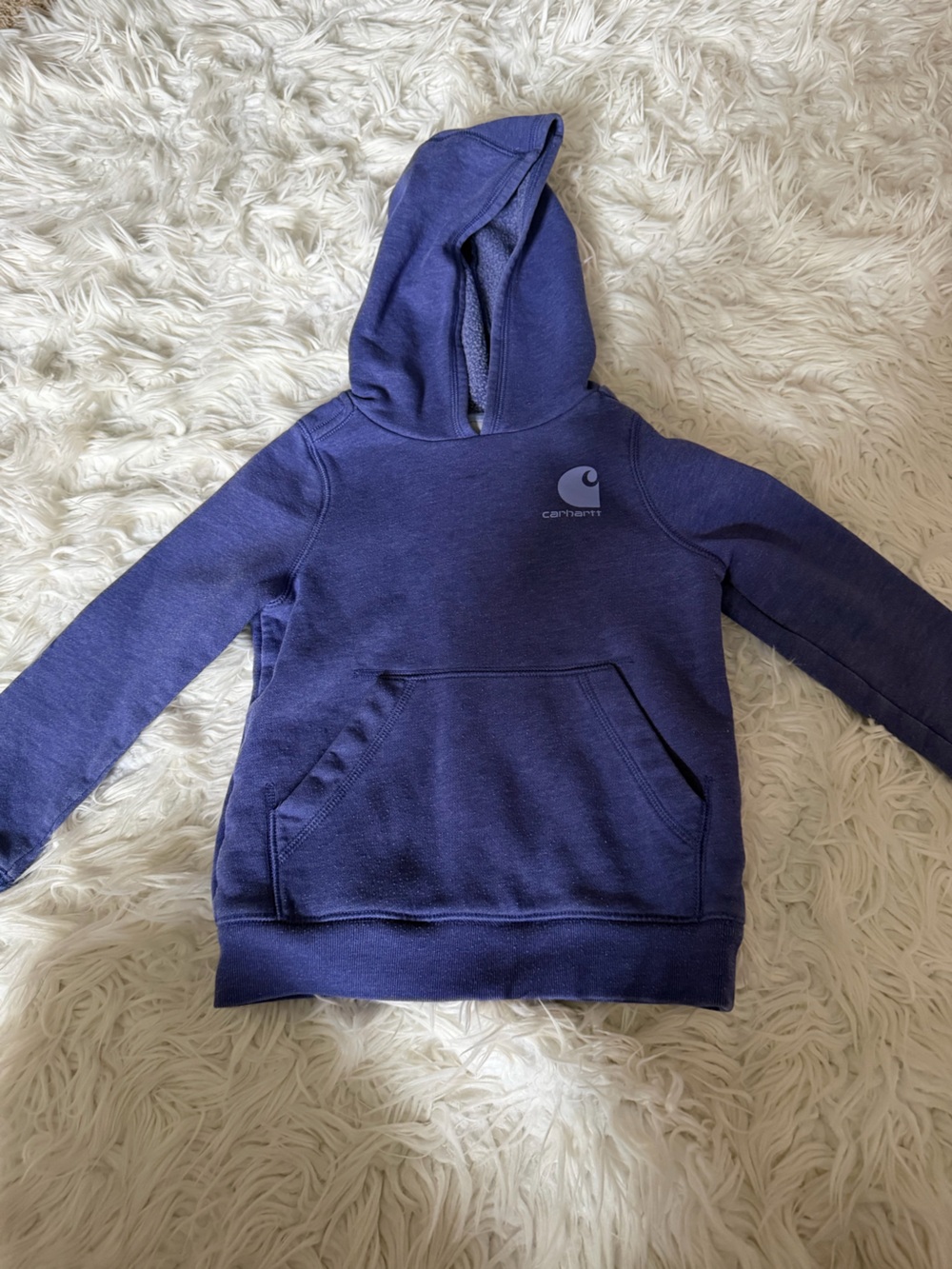 Carhartt Kids Navy Blue Pullover Hoodie